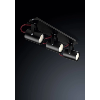 Plafon Kamera  32611 czarny/czerwony